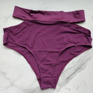 NWT SOMA TELLTALE THE DREAMER RETRO BRIEF PANTY IN WICKED PLUM SIZE SMALL